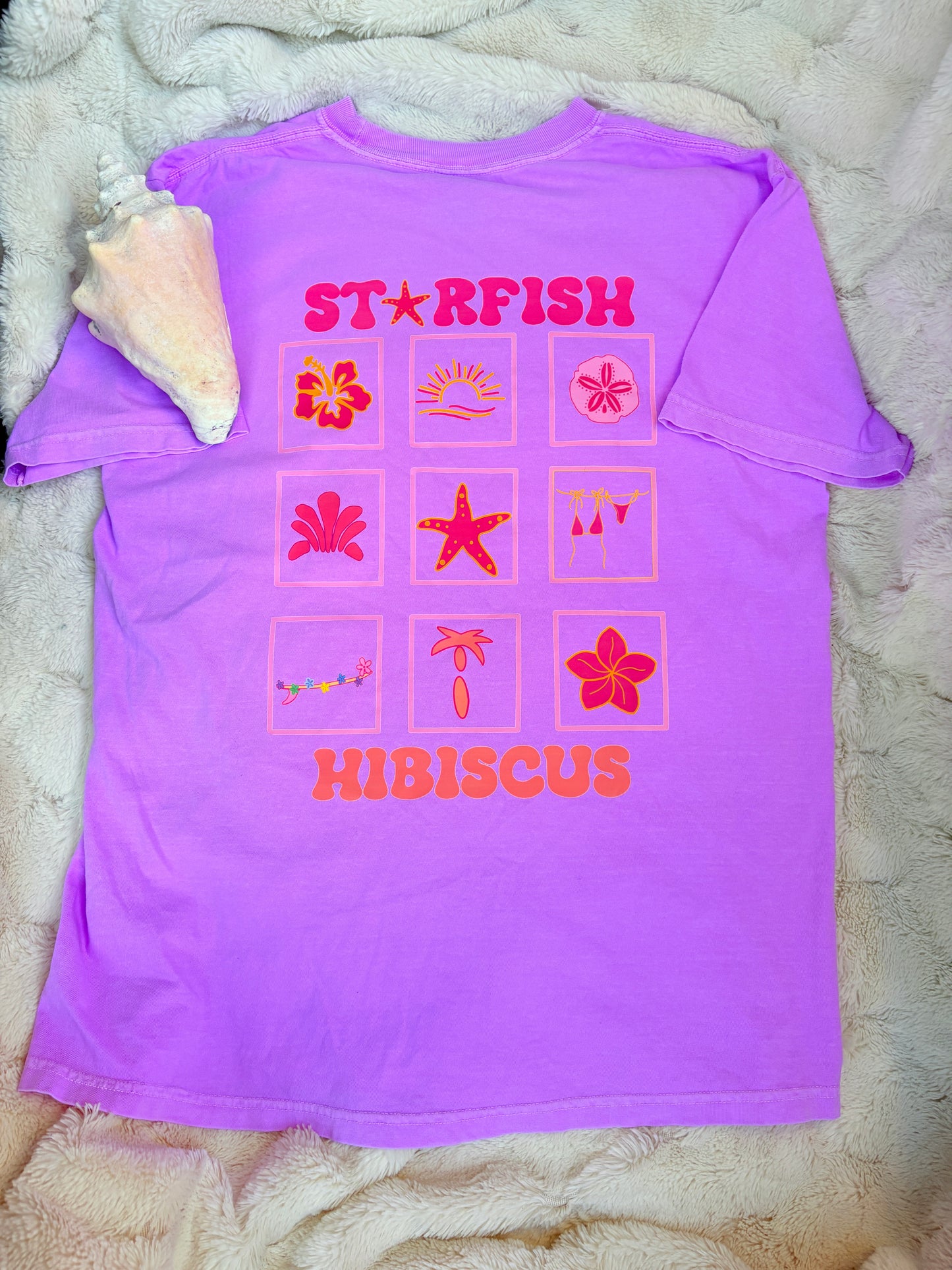 Starfish Hibiscus Classic T - Tropical Pink